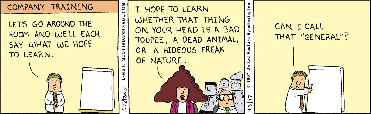 Dilbert Cartoon
